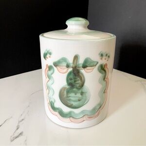 Vintage Pear & Grapes Canister - Large - By M.A. Hadley